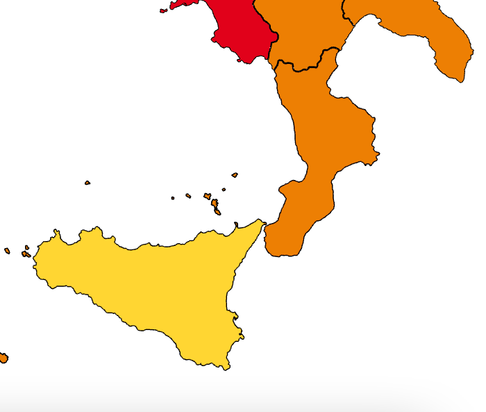 Calabria zona arancione, ecco le nuove regole.