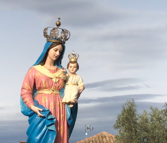 Giuseppe Mantella e il restauro della Statua della Madonna della Salvazione di Jacurso.