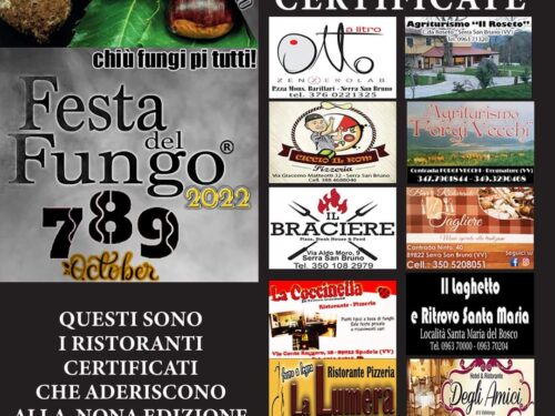 Serra San Bruno: tutto pronto per la nona edizione della Festa del Fungo